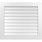 Ekena Millwork Vertical Surface Mount PVC Gable Vent: Non-Functional, w/3-1/2"W x 1"H, Standard Frame, 36"W x 32"H GVPVE36X3201SN - alternate 1